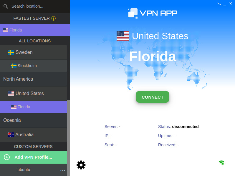 Brandable OpenVPN Electron GUI JS App Theme with Kill Switch, VPN Management and Remote Server Pull