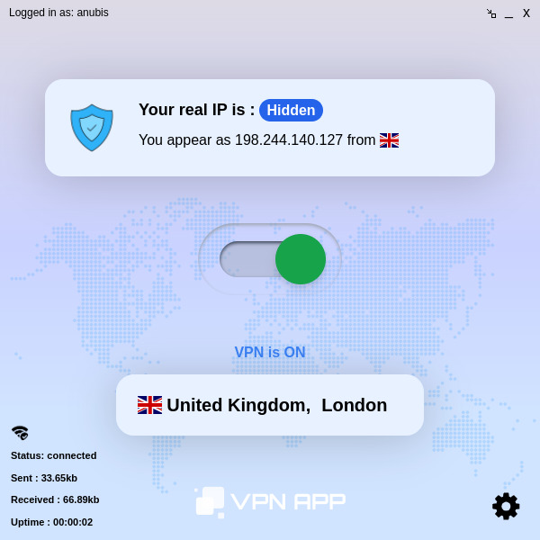 Brandable OpenVPN Electron GUI JS App Theme with Kill Switch, VPN Management and Remote Server Pull